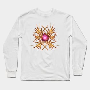 Bejeweled Wings of Gold Long Sleeve T-Shirt